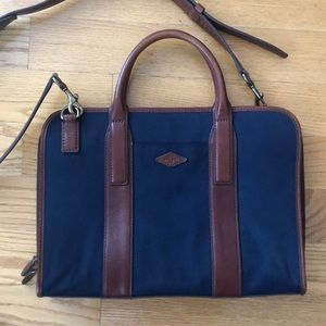 FOSSIL men’s messenger bag with leather straps